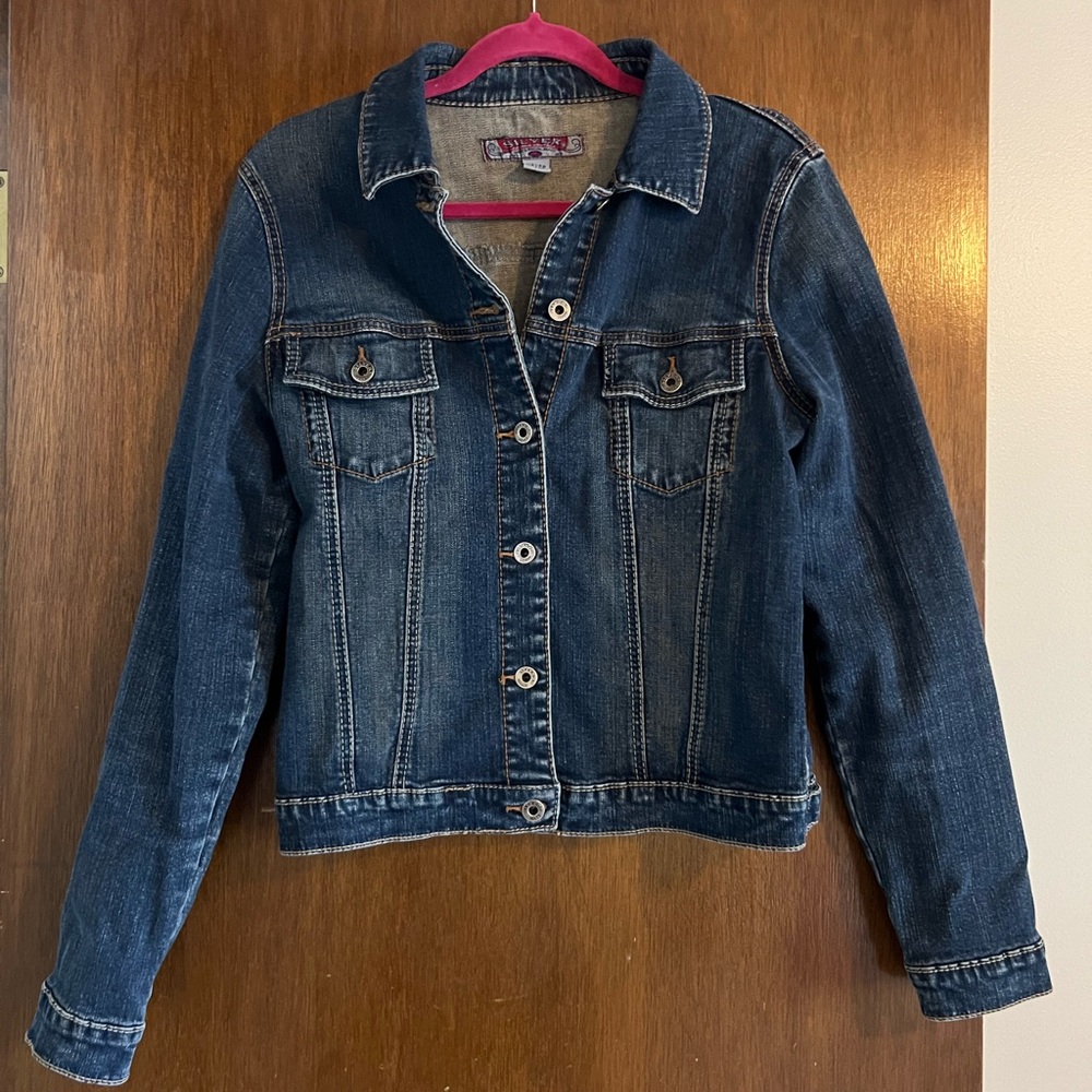 Silver Jeans Dark Blue Denim Jacket